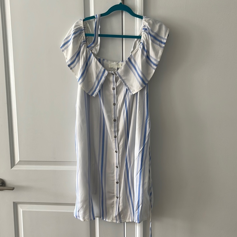 Forever 21 Blue Strip Dress